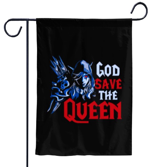 World of Warcraft Sylvanas Windrunner God Save The Garden Flags
