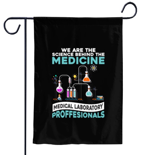 Medicine Laboratory Science Scientist Labor Garden Flags