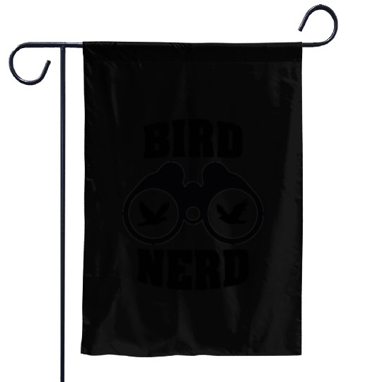 Bird Nerd Garden Flags