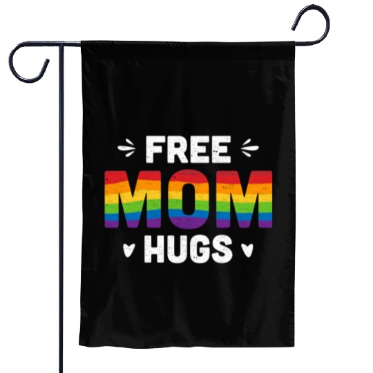 Free Mom Hugs Garden Flags