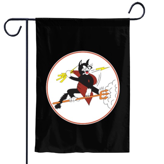 Fighter Squadron 191 (VF-191) Satan's Kittens Garden Flags