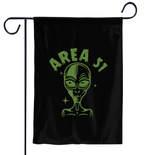 AREA 51 Garden Flags