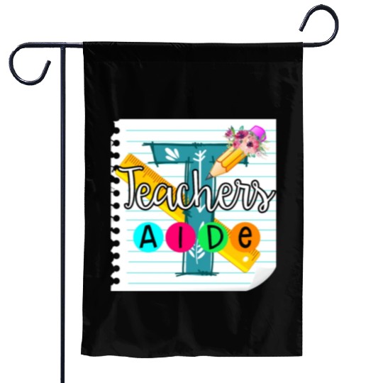 Teacher's Aide Garden Flags Teacher Assistant Gift