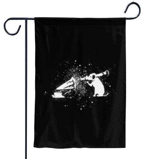 Banksy Rocket Dog HMV Splash Paint Artwork Garden Flags