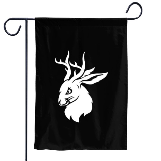 Jackalope Garden Flags