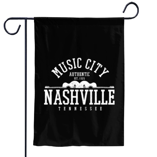 Nashville Country Music City Guitar Garden Flags