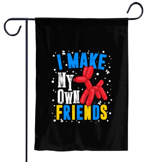 Balloon Animal Make Own Friends Twisting Dog Garden Flags