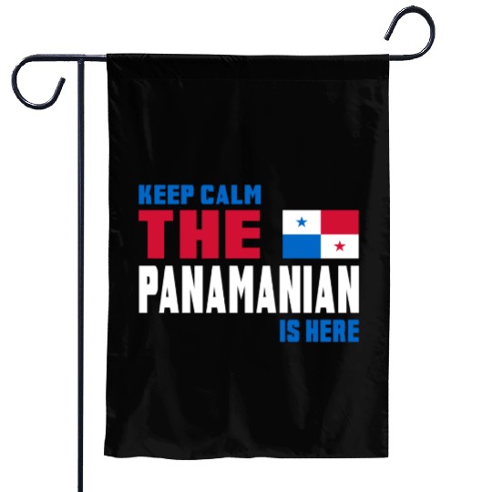 Keep Calm Panama / Flag Gift Garden Flags