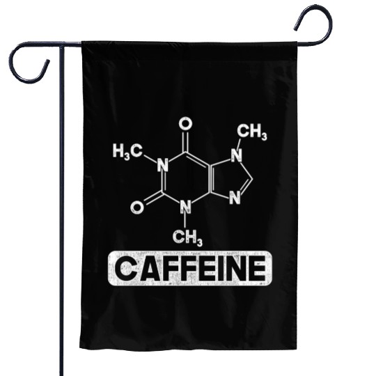 Chemistry Caffeine Garden Flags