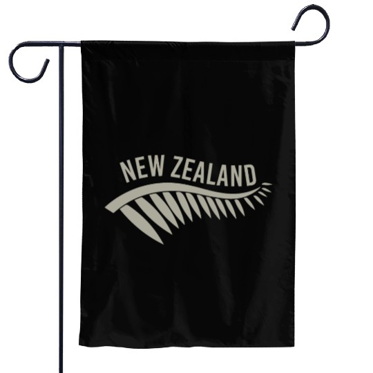 Maori New Zealand Silver Fern T Tattoo Gift Garden Flags