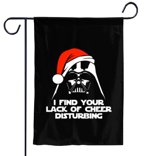 Darth Vader Santa Claus Christmas Sweater Design Garden Flags