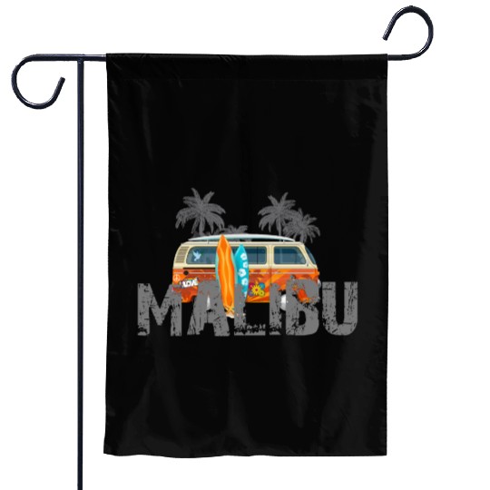 Malibu Surfing Garden Flags