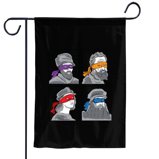 Leonardo Donatello Raphael Michelangelo Gift Garden Flags