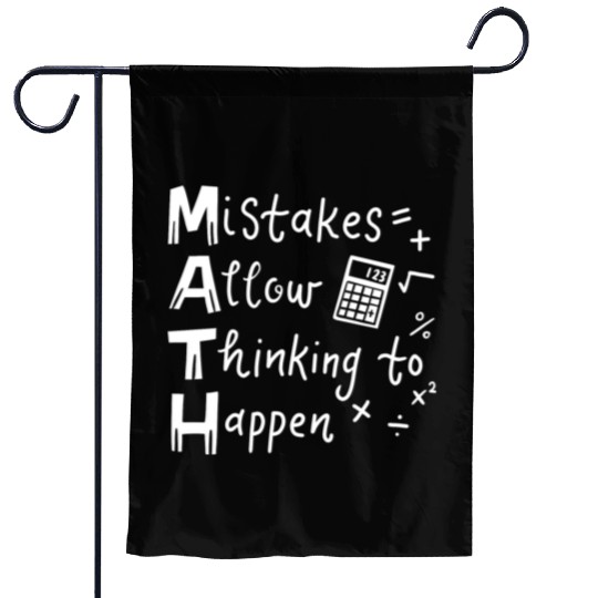 Math Teacher Garden Flags