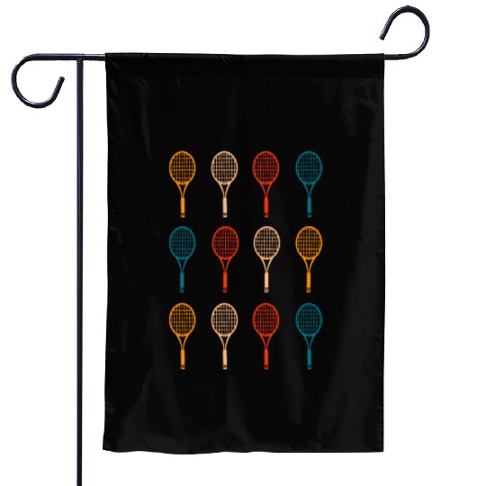 tennis rackets Garden Flags