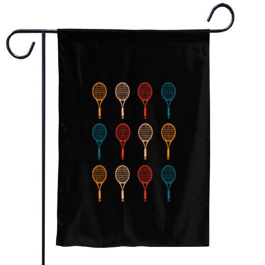 tennis rackets Garden Flags