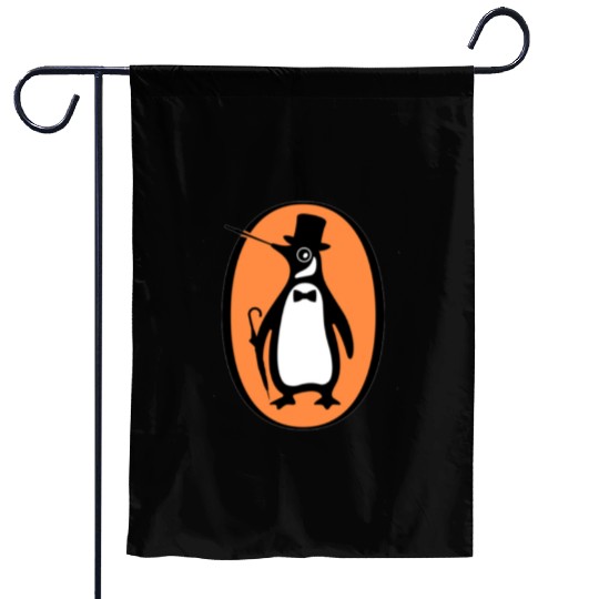 Penguin Garden Flags Books Logo