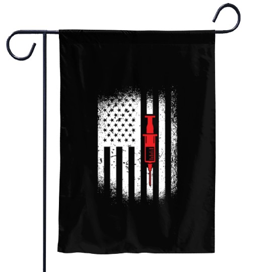 Phlebotomy Student Graduation Gift Syringe Flag Garden Flags