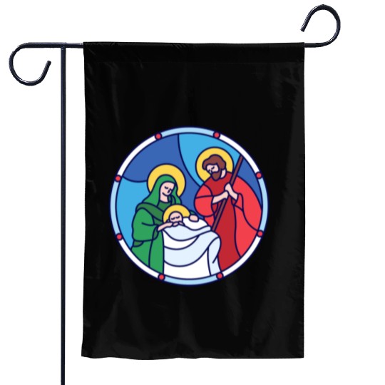 Josef Maria Jesus Jesus birth Bethlehem Christmas Garden Flags