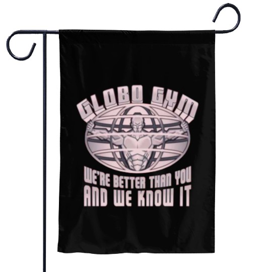 globo gym costume Garden Flags