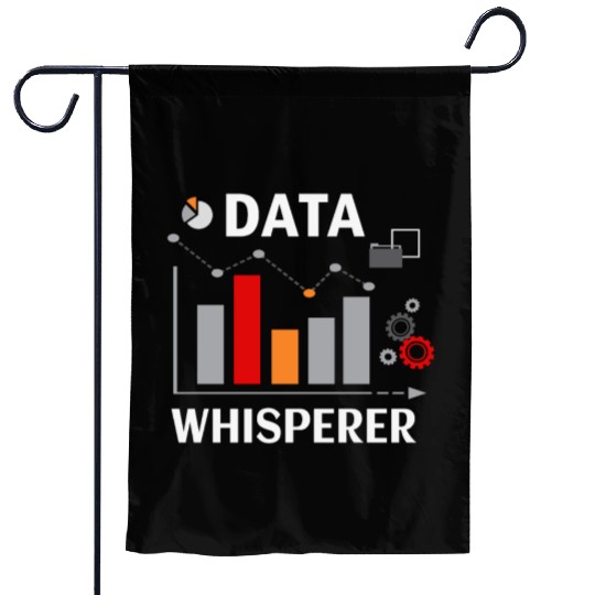 Data Analyst Developer Computer Scientist Gift Garden Flags