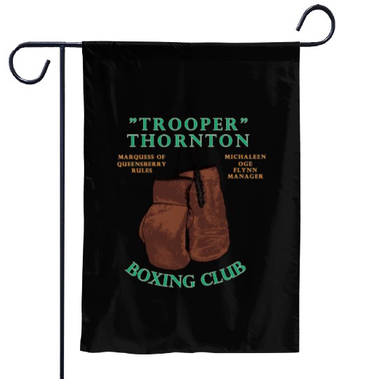 Trooper Thornton Boxing Club Garden Flags