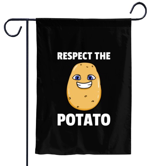 Respect The Potato Garden Flags