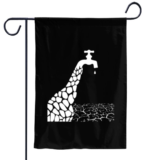 climate change nature conservation africa giraffe Garden Flags