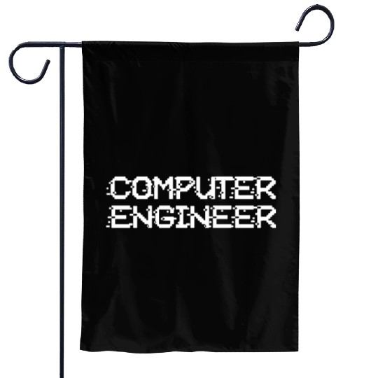 Computer Engineer Funny Computer Science Gift Garden Flags