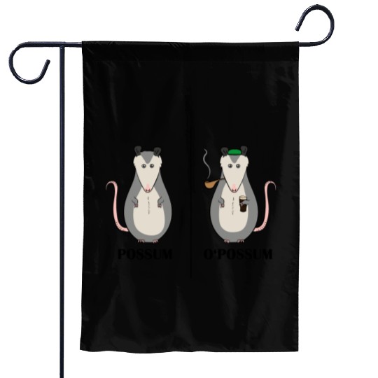 Opossum Garden Flags