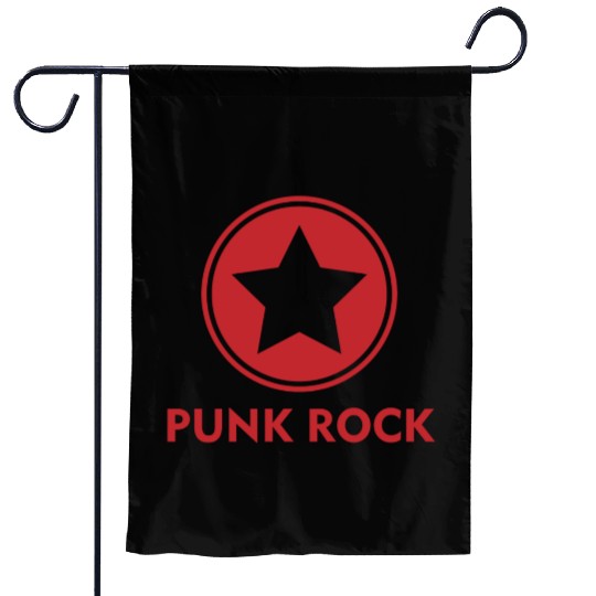 Punk rock Garden Flags star punk anarchy