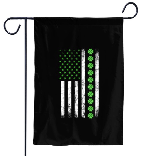 Irish American Flag Garden Flags