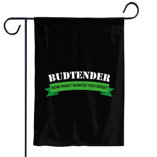 Budtender Design Hemp Dispensary Medical Marijuana Garden Flags
