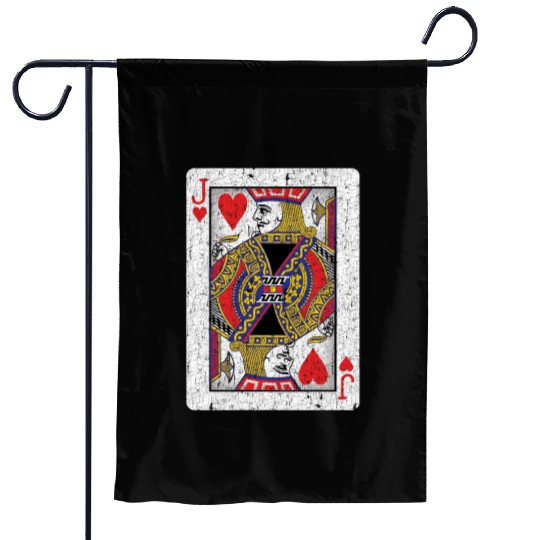 jack of hearts playing card Garden Flags