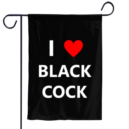 Black Cock Dick Penis sx Bjob Oral Kink BBC Garden Flags