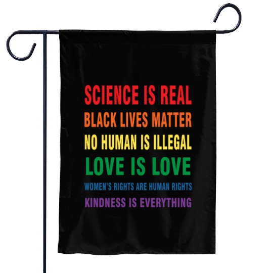 Science is real Garden Flags