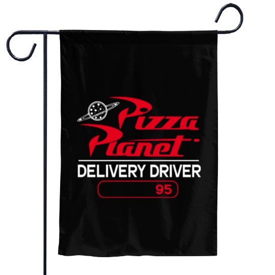 Pizza Planet Garden Flags