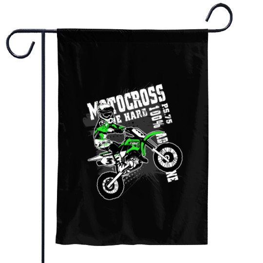 Motocross - Moto Cross - Supercross - MX - SX Garden Flags