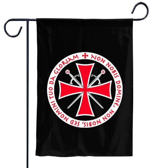 Knights Templar Cross Seal Garden Flags