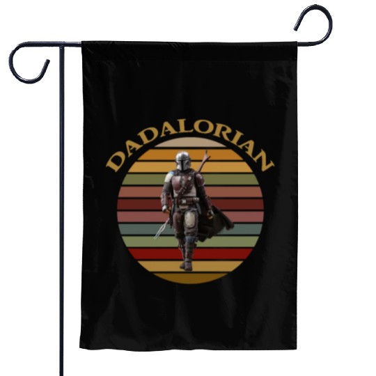 Dadalorian Garden Flags