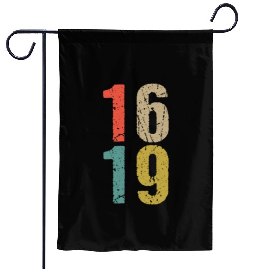 1619 Our Ancestors, Black History Month Garden Flags