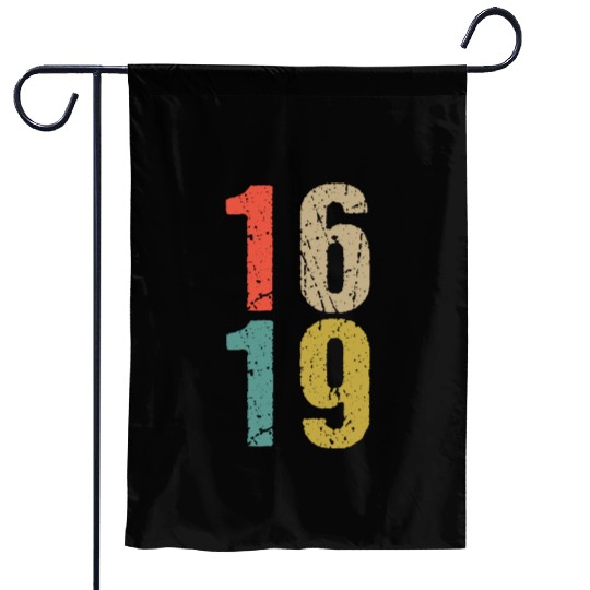 1619 Our Ancestors, Black History Month Garden Flags