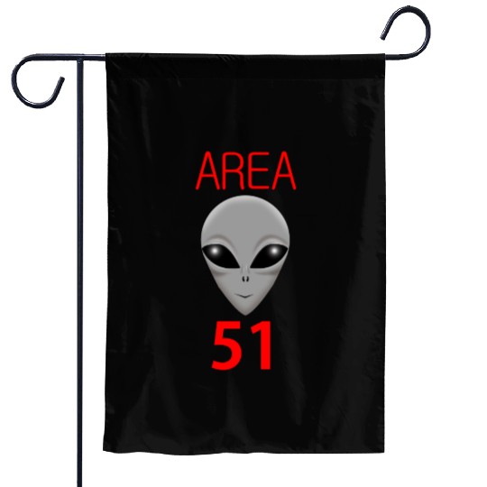 AREA 51 Garden Flags