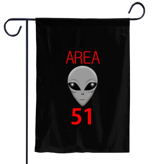 AREA 51 Garden Flags