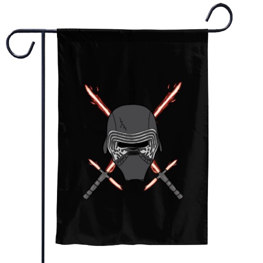 Kylo Ren mask lightsaber Star Wars Garden Flags design
