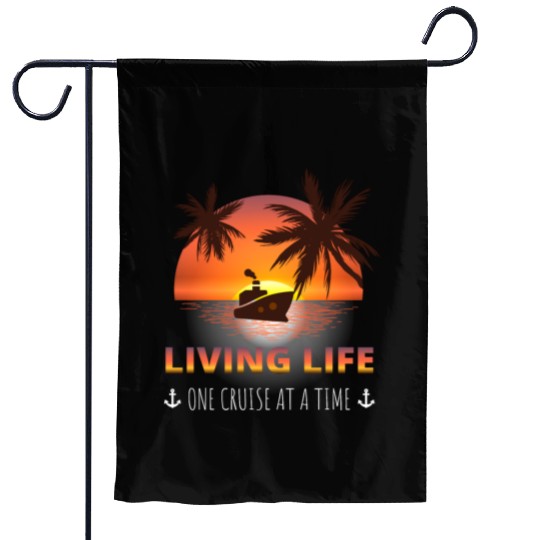 Cruise Ship Vacation Living Life One Cruise At A T Garden Flags