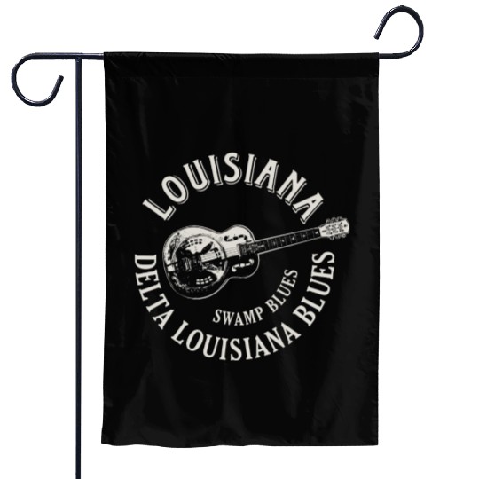Louisiana Delta Blues Swamp Blues Guitar Garden Flags