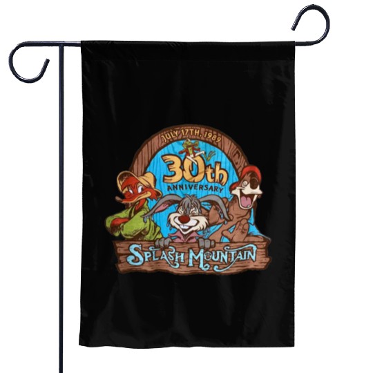 splash mountain Garden Flags