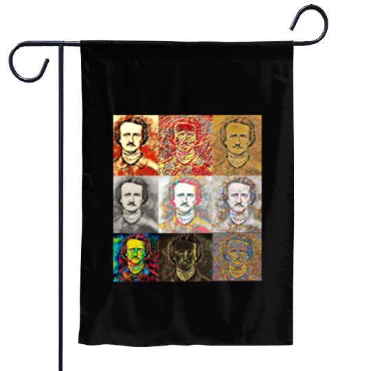 Unique Portrait Reveals Young Edgar Allan Poe Garden Flags