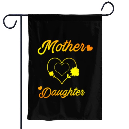 Mother and daughter mothers day love daughters mom Garden Flags